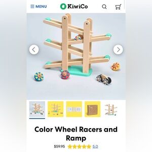 KiwiCo Color Wheel Racers and Ramp